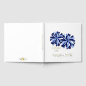 Cheerleading Pom Poms Gepersonaliseerde Folie Scra Gastenboek (Volledig)
