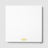 Cheerleading Pom Poms Personalized Foil Scrapbook Gastenboek (Achterkant)
