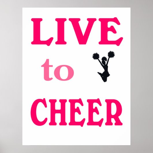 Cheerleading Poster Home Wall Decoration Girl (Voorkant)