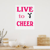 Cheerleading Poster Home Wall Decoration Girl (Keuken)