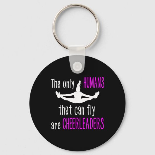 Cheerleading Pretty Little Flyer Cheer Quotes S Sleutelhanger (Voorkant)
