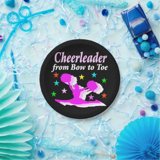 CHEERLEADING QUEEN PAPIEREN BORDJE (Feest)