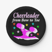 CHEERLEADING QUEEN PAPIEREN BORDJE (Voorkant)