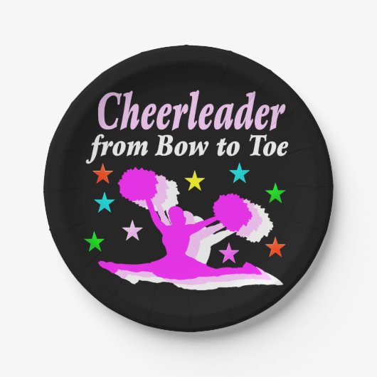 CHEERLEADING QUEEN PAPIEREN BORDJE (Voorkant)