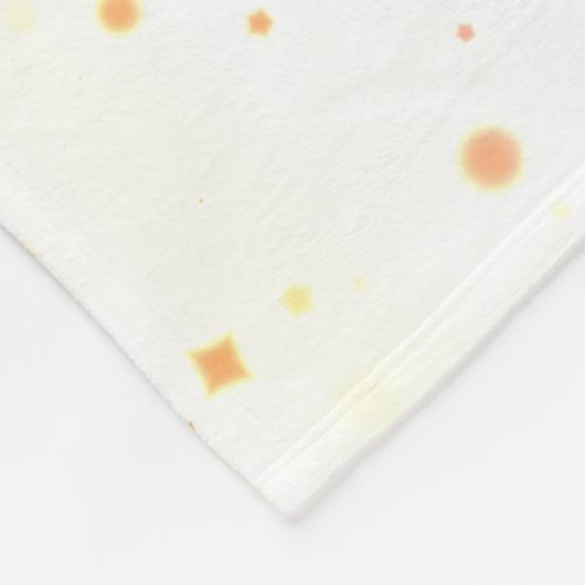 Cheerleading Rainbow Confetti, gepersonaliseerd Fleece Deken (Hoek)