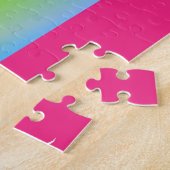Cheerleading regenboogpuzzel met gepersonaliseerde legpuzzel (Zijkant)