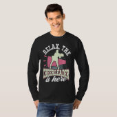 Cheerleading Relax The Cheerleader Is Here Cheer C T-shirt (Voorkant volledig)