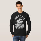 Cheerleading Relax The Cheerleader Is Here Cheer C T-shirt (Voorkant volledig)