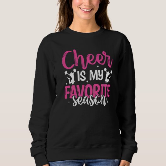 Cheerleading Saying Slogan Cheer Is My Favorite S Trui (Voorkant)