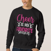 Cheerleading Saying Slogan   Cheer Is My Favorite  Trui (Voorkant)