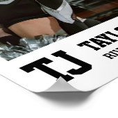 Cheerleading Senior 2025 Sportfotocollage Poster (Hoek)