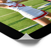 Cheerleading Senior Afstuderen 5 Fotocollage Poster (Hoek)