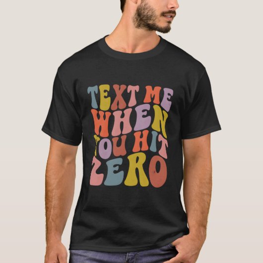 Cheerleading sms me als je Zero Cheer mam T-shirt (Voorkant)