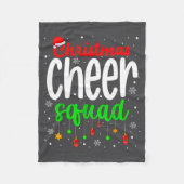 Cheerleading Srts Lover Christmas Cheer Squad  Fleece Deken (Voorkant)