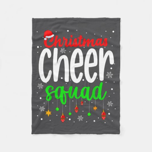 Cheerleading Srts Lover Christmas Cheer Squad  Fleece Deken (Voorkant)