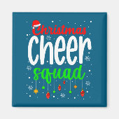 Cheerleading Srts Lover Christmas Cheer Squad Magneet (Voorkant)