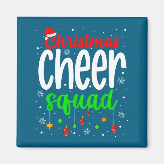 Cheerleading Srts Lover Christmas Cheer Squad  Magneet (Voorkant)