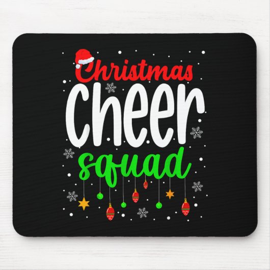 Cheerleading Srts Lover Christmas Cheer Squad  Muismat (Voorkant)