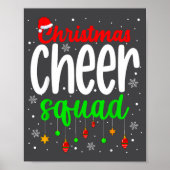 Cheerleading Srts Lover Christmas Cheer Squad  Poster (Voorkant)