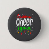 Cheerleading Srts Lover Christmas Cheer Squad  Ronde Button 5,7 Cm (Voorkant)