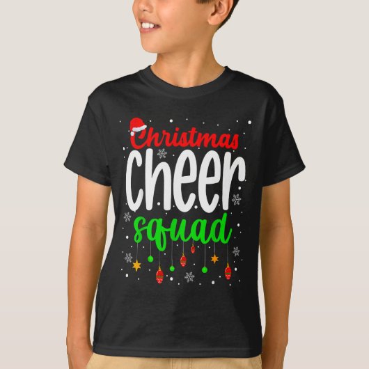 Cheerleading Srts Lover Christmas Cheer Squad  T-shirt (Voorkant)