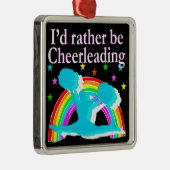 CHEERLEADING SUPER STAR DESIGN METALEN ORNAMENT (Rechts)