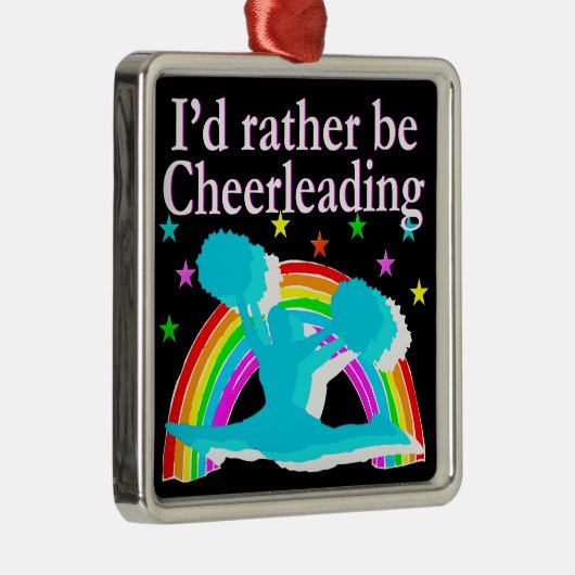 CHEERLEADING SUPER STAR DESIGN METALEN ORNAMENT (Rechts)