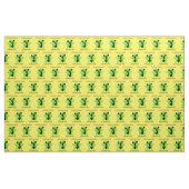 Cheerleading Superstar Geel / Groene Stof (Yard (91,4 cm))