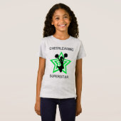 Cheerleading Superstar Girls T-Shirt (Voorkant volledig)