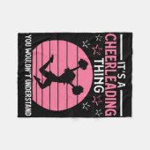 Cheerleading Team Cheerleader Cheer Grappig Cadeau Fleece Deken (Voorkant (Horizontaal))