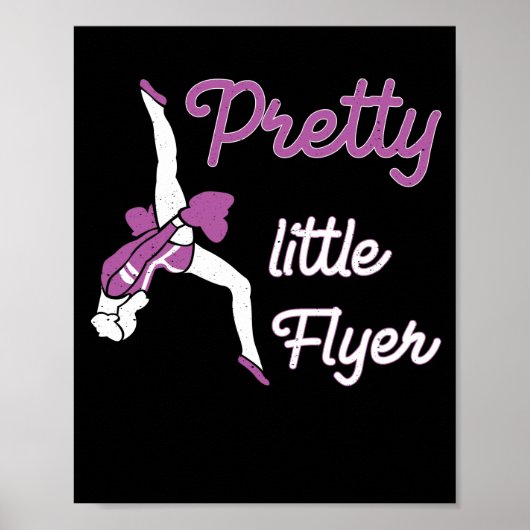 Cheerleading Team Cheerleader  Little Flyer Poster (Voorkant)