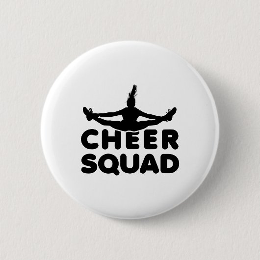 Cheerleading Team Jeugd Cheer Ronde Button 5,7 Cm (Voorkant)