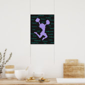 Cheerleading Termen Typografie Poster (Keuken)