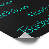 Cheerleading Termen Typografie Poster (Hoek)