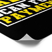 Cheerleading Vaderdag Cheer Dad Scan Poster (Hoek)