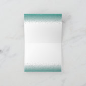 Cheerleading Verjaardag Groen Bedankt Kaart (Binnen)