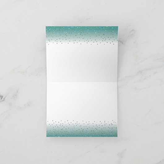 Cheerleading Verjaardag Groen Bedankt Kaart (Binnen)