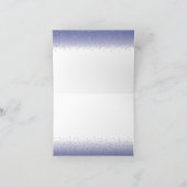 Cheerleading verjaardag Navy Blue Dank u Kaart (Binnen)