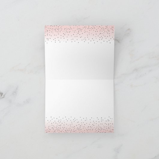 Cheerleading Verjaardag Roze Dank u Kaart (Binnen)