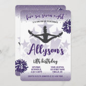 Cheerleading verjaardagsfeestje, elke leeftijd Paa Kaart (Voorkant / Achterkant)