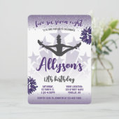 Cheerleading verjaardagsfeestje, elke leeftijd Paa Kaart (Staand voorkant)