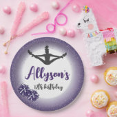 Cheerleading verjaardagsfeestje, elke leeftijd Paa Papieren Bordje (Feest)