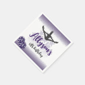 Cheerleading verjaardagsfeestje, elke leeftijd Paa Servet (Hoek)