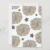 Cheerleading verjaardagsuitnodigingen | Cheer Part Kaart (Achterkant)