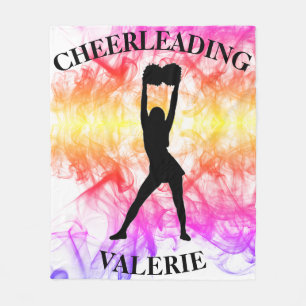 Cheerleading Waterverf Fleece Blanket Deken
