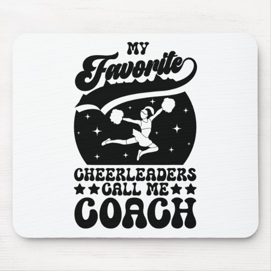 Cheerleadingtrainer _8  muismat (Voorkant)