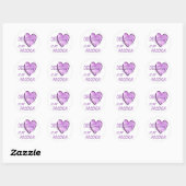 CHEERLEIDENDE PASSIE RONDE STICKER (Vel)