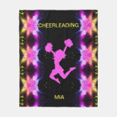 CHEERLEIDENDE vlootsdeken. Fleece Deken (Voorkant)