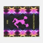 CHEERLEIDENDE vlootsdeken. Fleece Deken (Voorkant (Horizontaal))