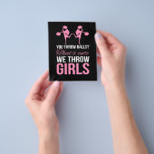 CHEERLEIDING FUNNY QUOTE | Cheerlead Cute Des Flyer (Hand)